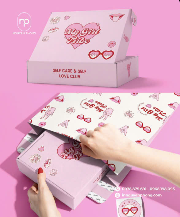 Hộp carton sóng đựng quần áo